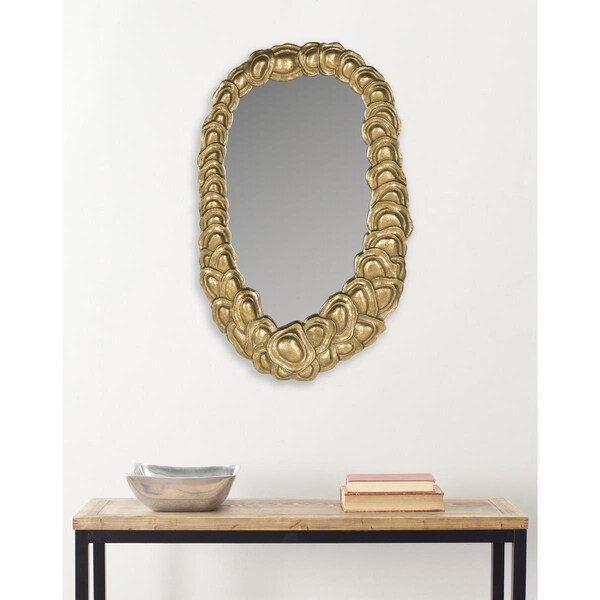 Safavieh Garland Mirror, Antique Gold MIR4032A - main
